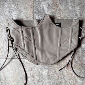 Maniere De Voir NWOT Corset Belt Vegan Leather